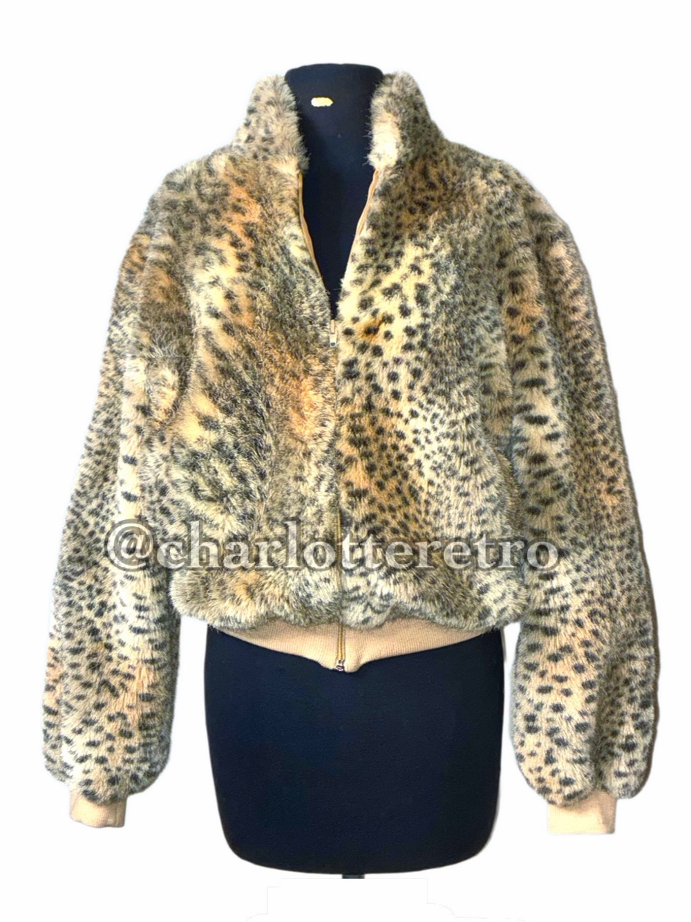 St. John •  Blonde Cheetah Bomber • Italy